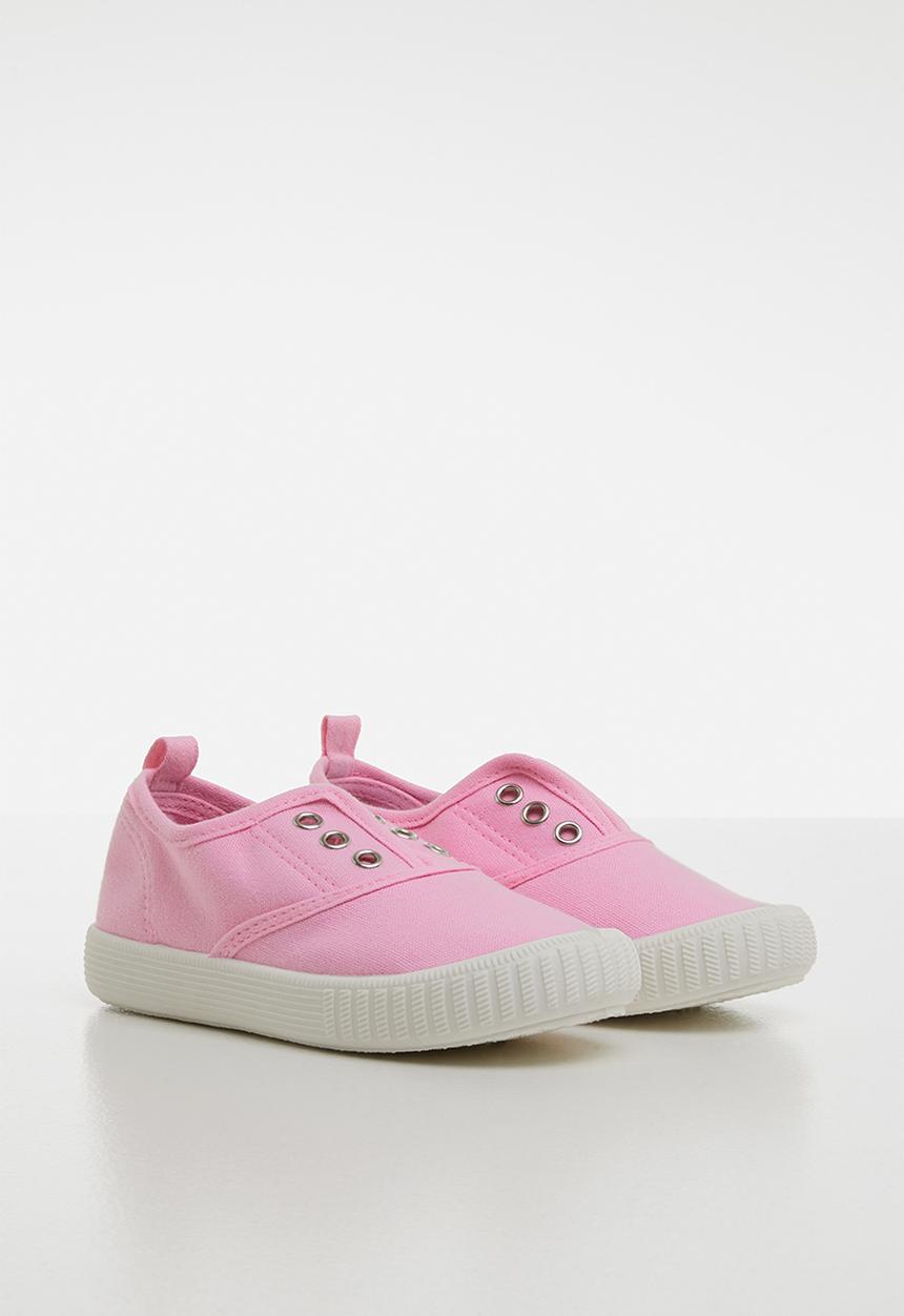 Pop Candy - Canvas slip on mid - pink