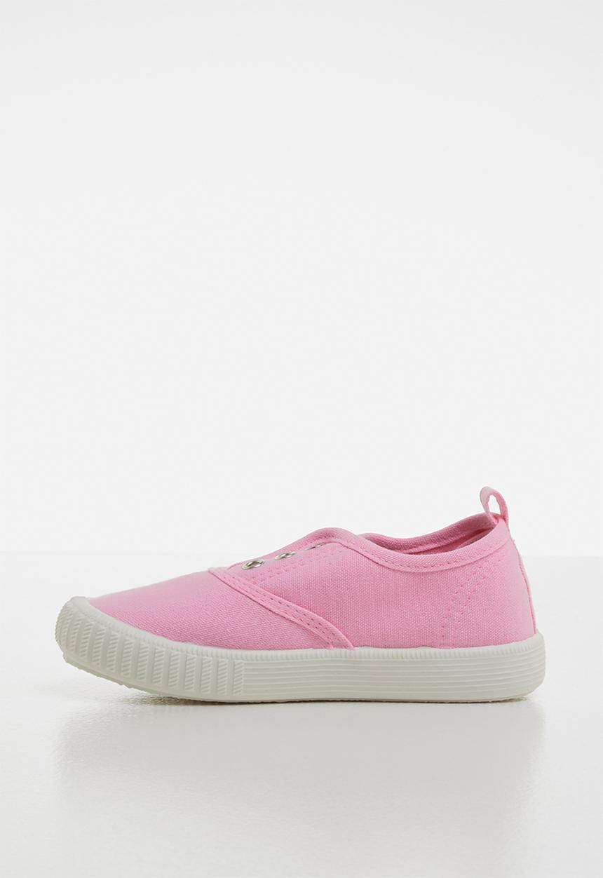 Pop Candy - Canvas slip on mid - pink