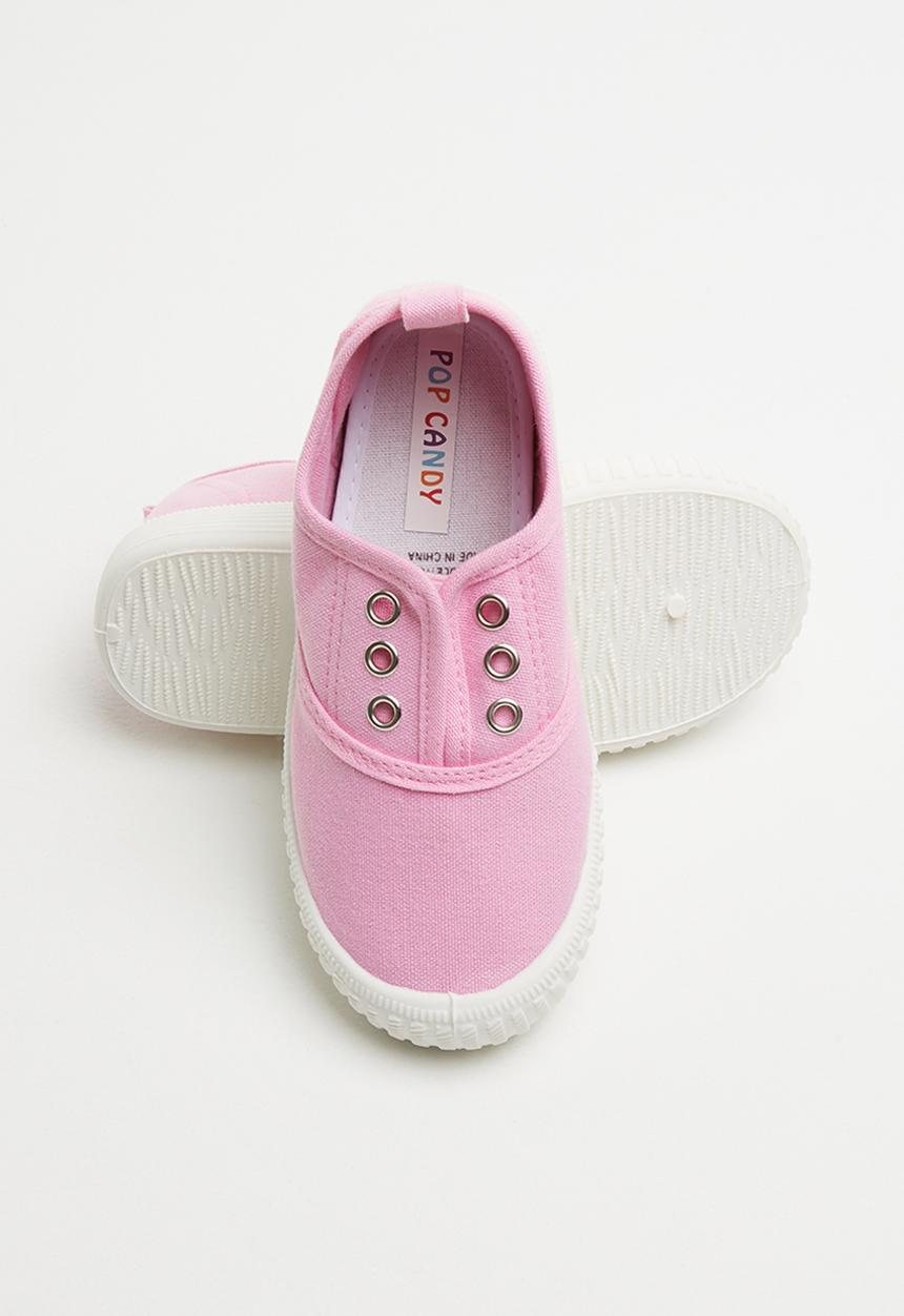 Pop Candy - Canvas slip on mid - pink