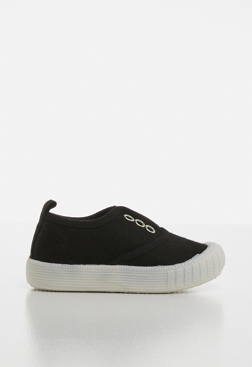 Pop Candy - Canvas slip on - black
