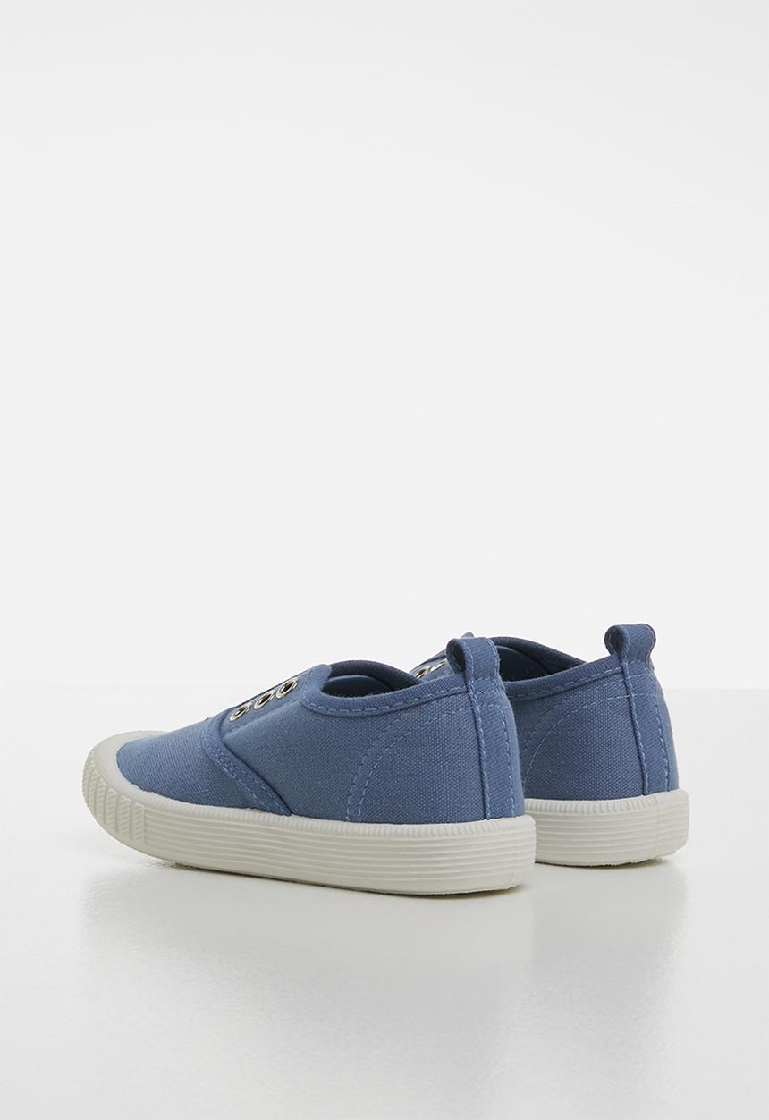 Pop Candy - Canvas slip on - blue