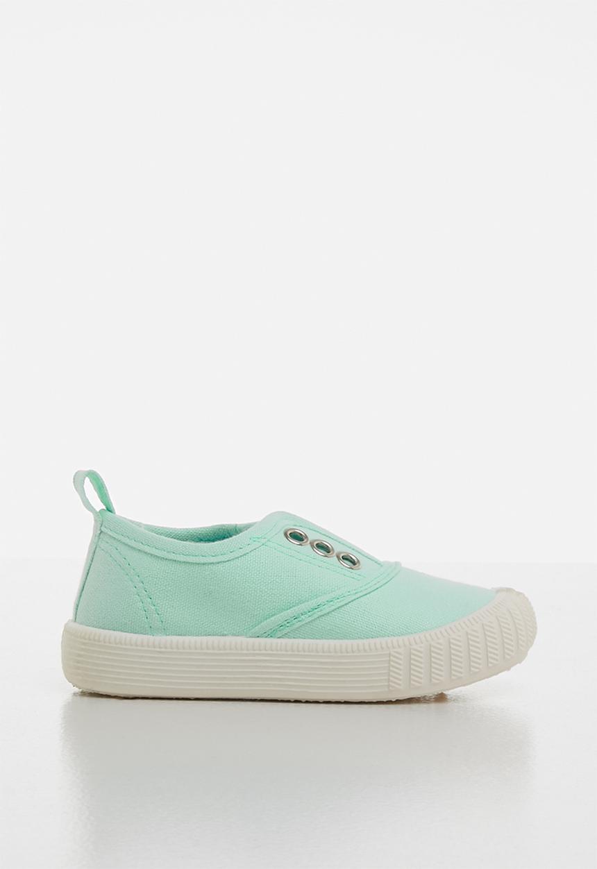 Pop Candy - Canvas slip on - turquoise