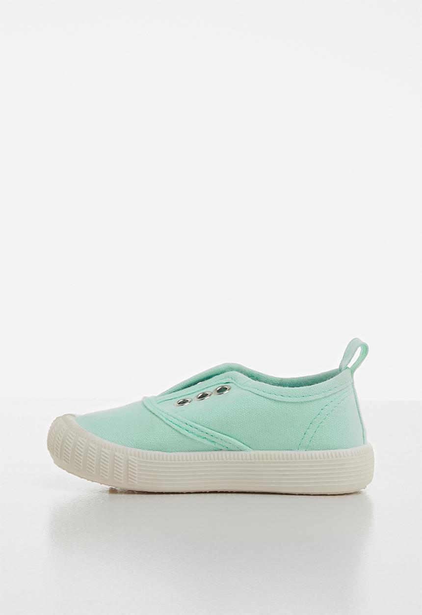 Pop Candy - Canvas slip on - turquoise