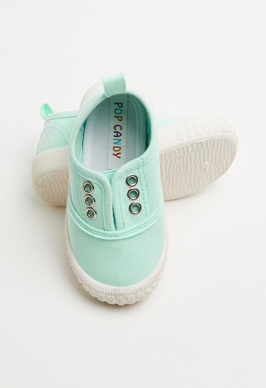 Pop Candy - Canvas slip on - turquoise