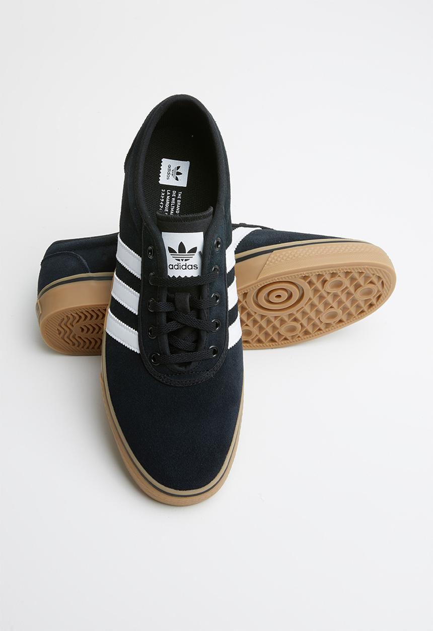 adidas Originals - ADI-EASE - core black/ftwr white/gum4