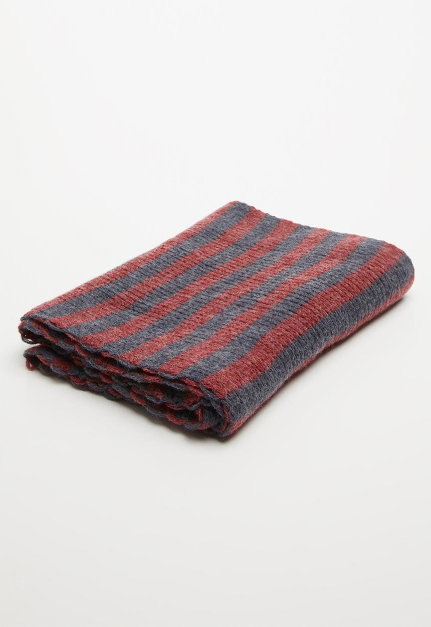 Pop Candy - Kids snood - navy & burgundy