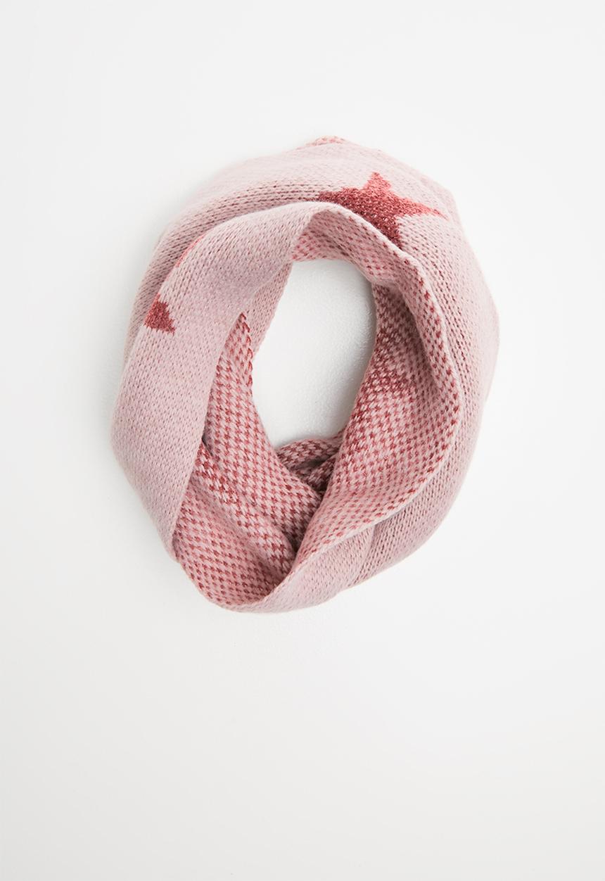 Pop Candy - Kids snood - pink & red