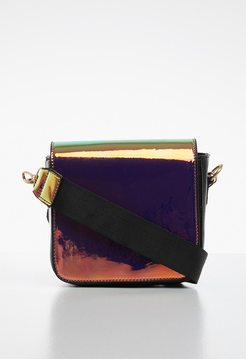 Pop Candy - Galaxy box sling bag - green & orange
