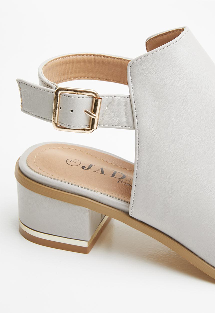 Jada - Slingback heel - pale grey