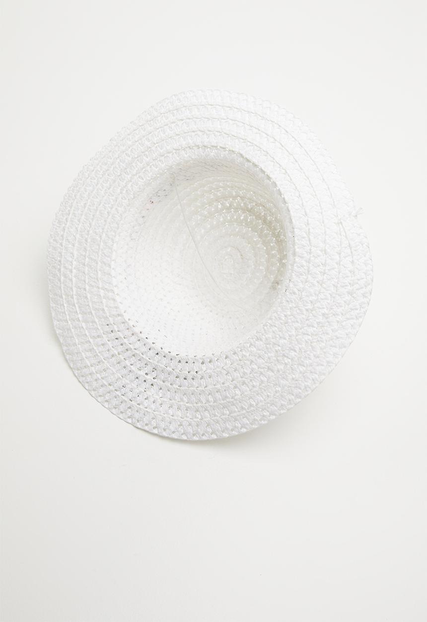 Pop Candy - Straw hat - white