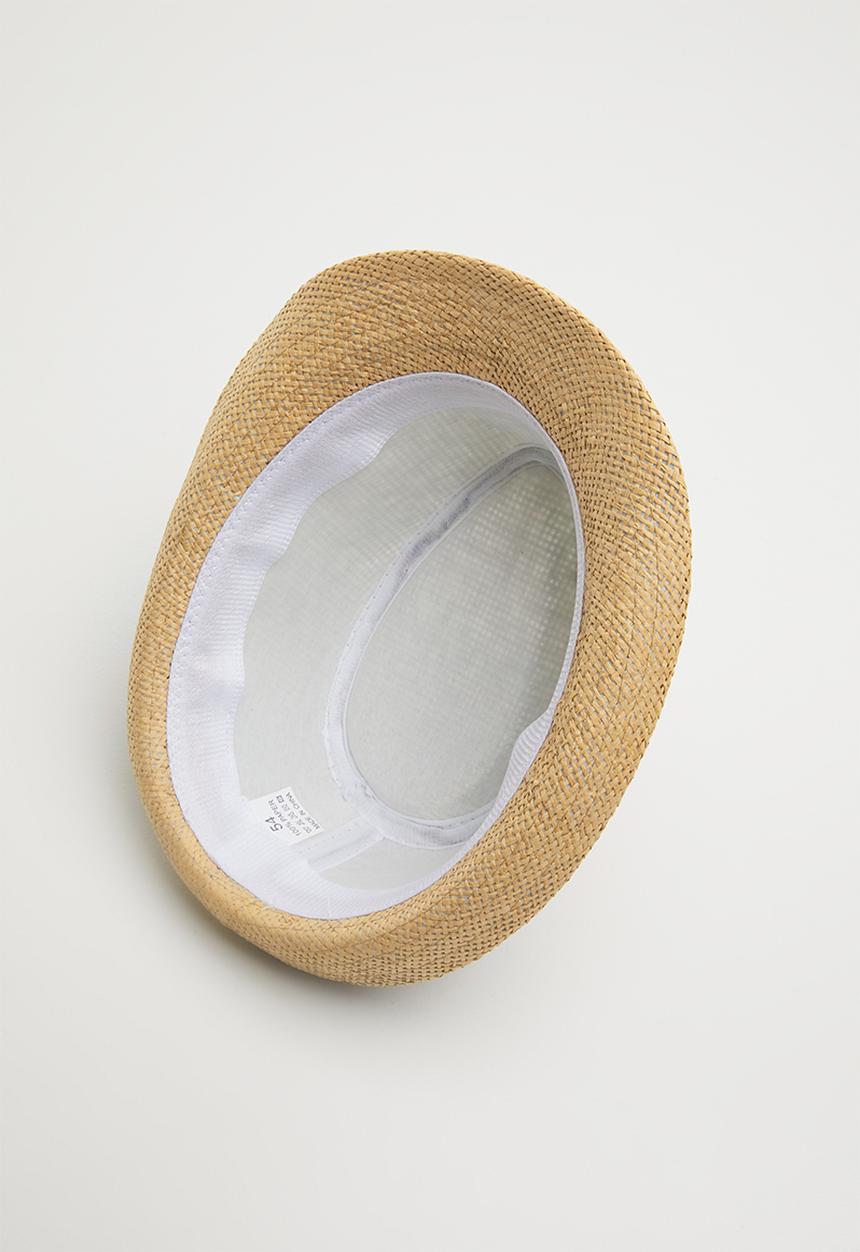 Pop Candy - Straw hat - brown & navy