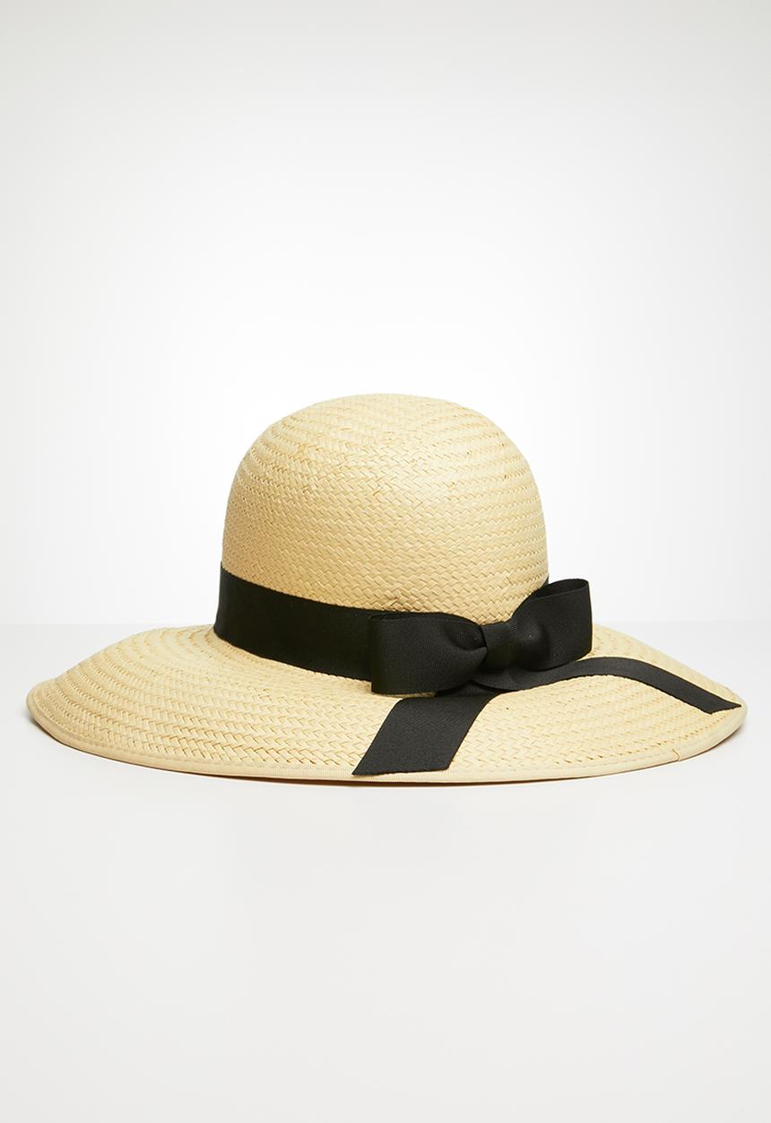 Superbalist - Woven wide brim hat - beige