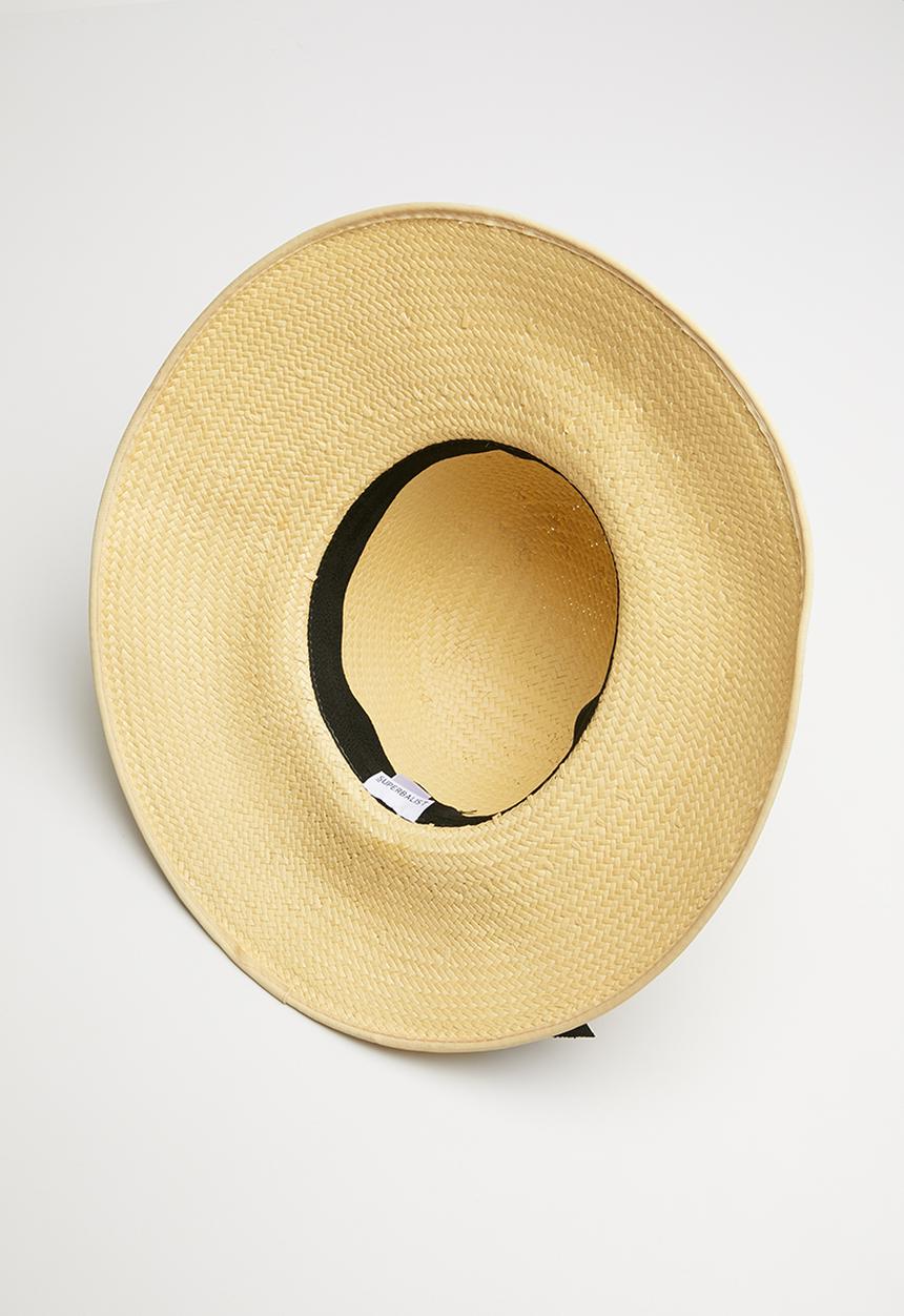 Superbalist - Woven wide brim hat - beige