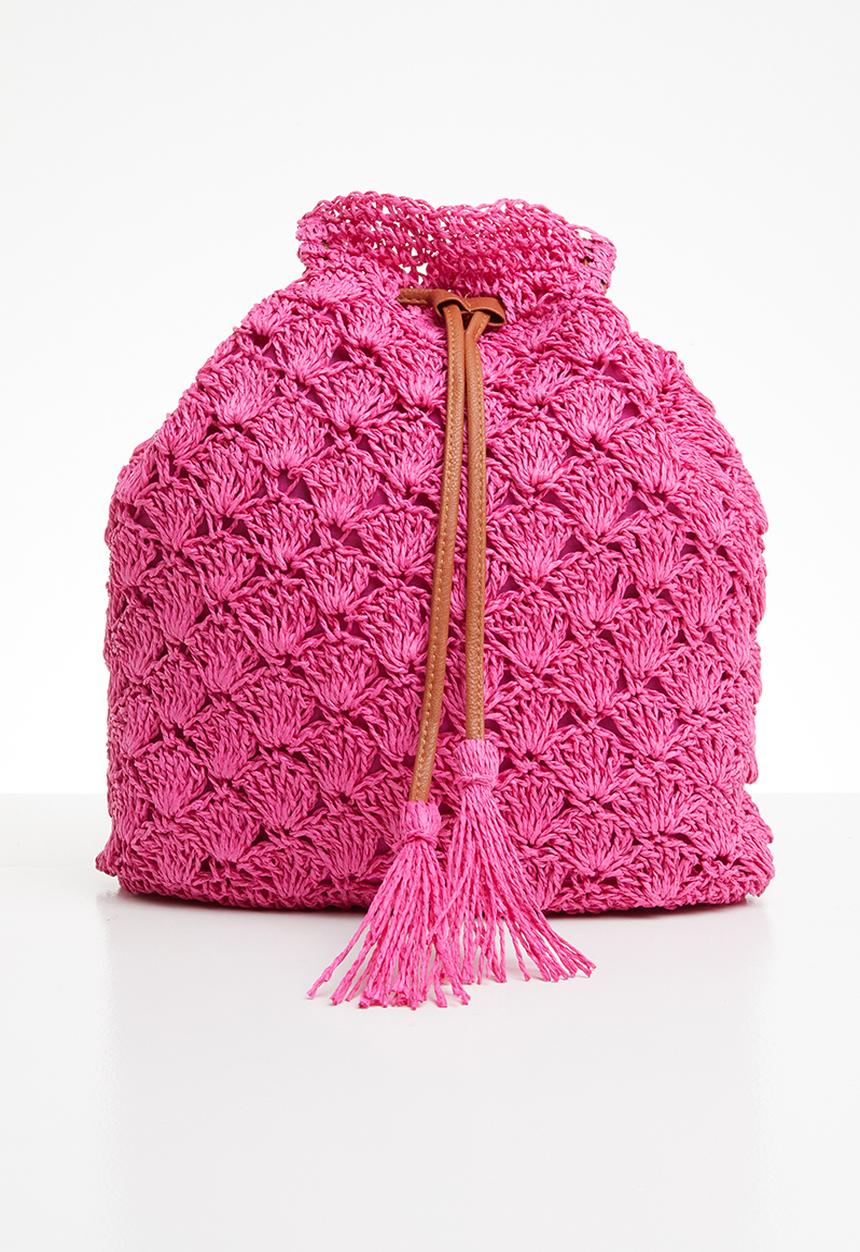 STYLE REPUBLIC - Woven shoulder bag - pink