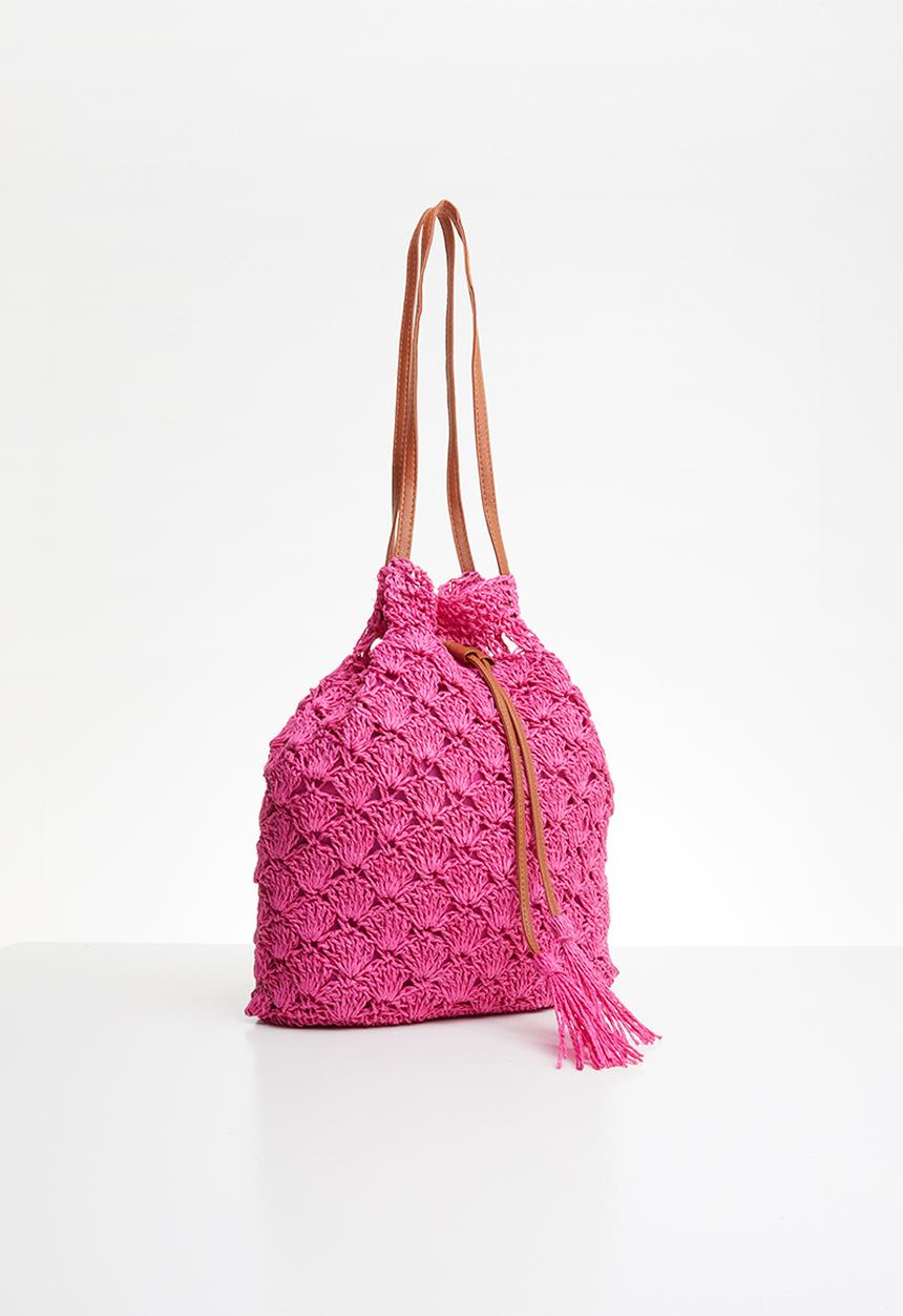 STYLE REPUBLIC - Woven shoulder bag - pink