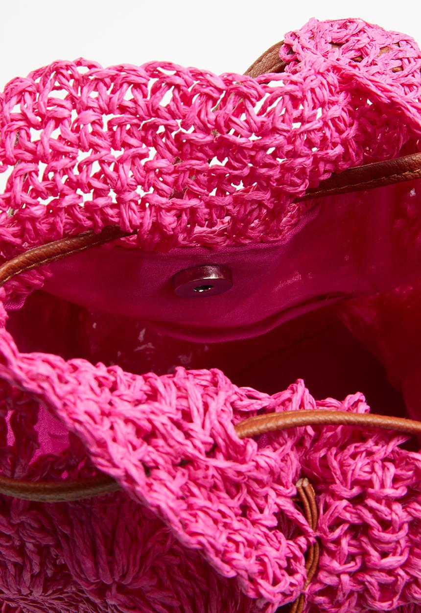STYLE REPUBLIC - Woven shoulder bag - pink