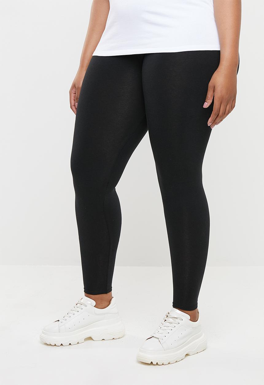 STYLE REPUBLIC PLUS - High waist curve legging - black