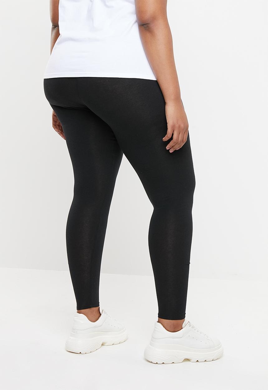 STYLE REPUBLIC PLUS - High waist curve legging - black