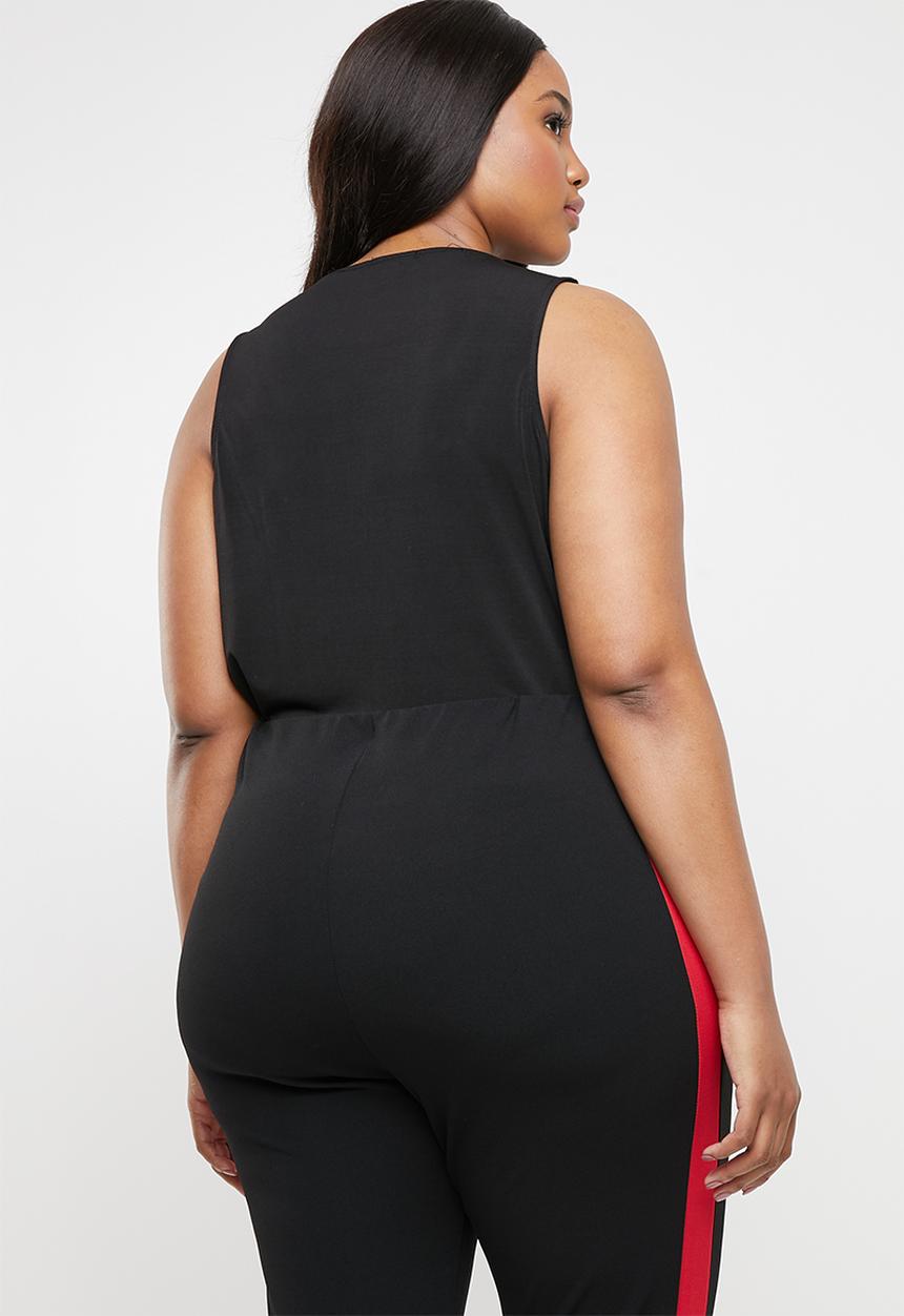 STYLE REPUBLIC PLUS - Wrap bodysuit - black