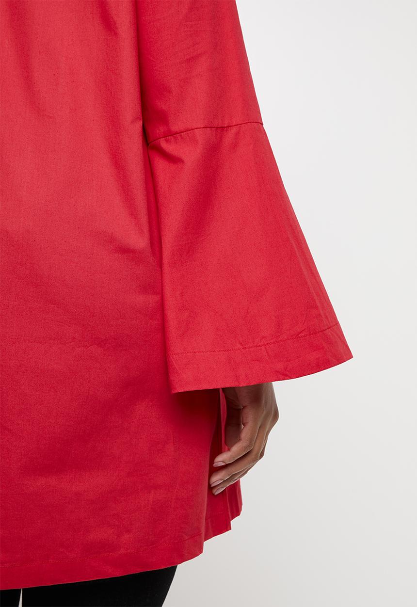 STYLE REPUBLIC PLUS - Easy fit tunic - red 