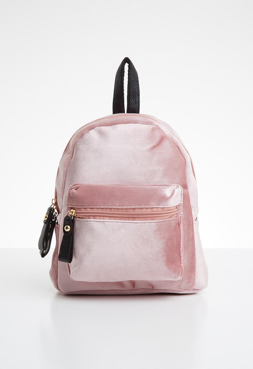 Pop Candy - Velvet backpack - pink
