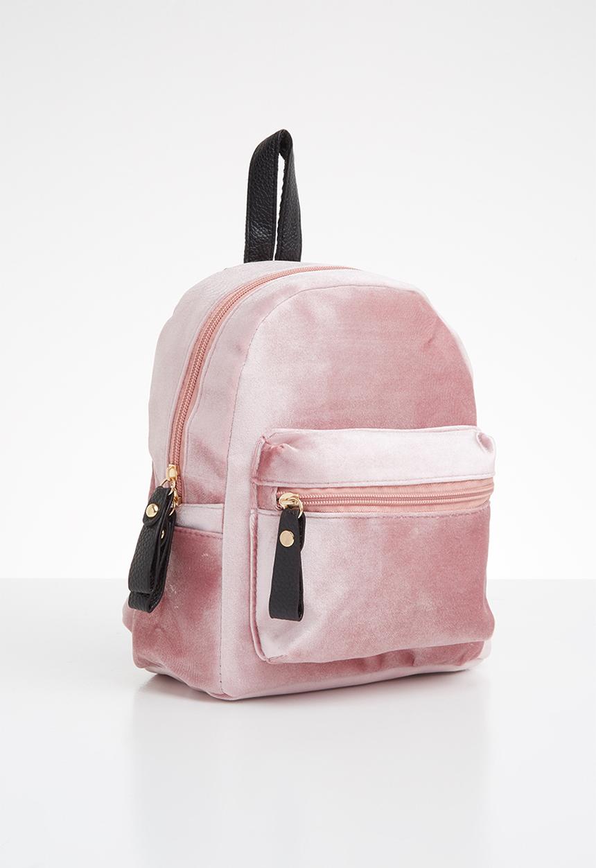 Pop Candy - Velvet backpack - pink