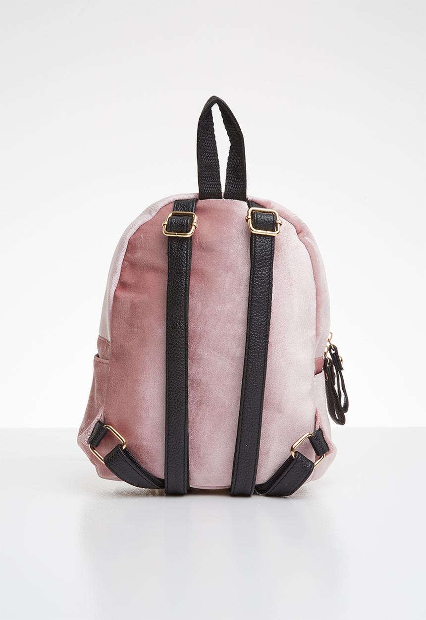 Pop Candy - Velvet backpack - pink