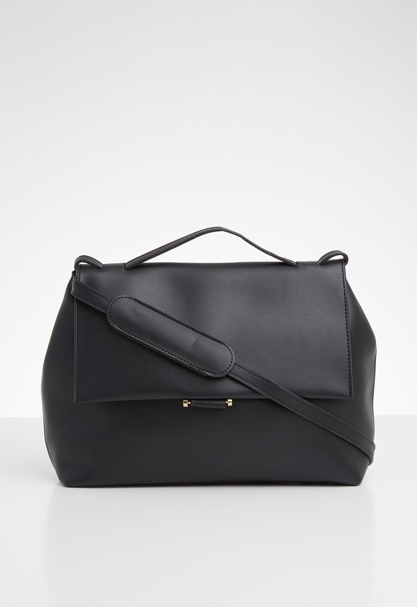 STYLE REPUBLIC - Leather-look shoulder bag - black