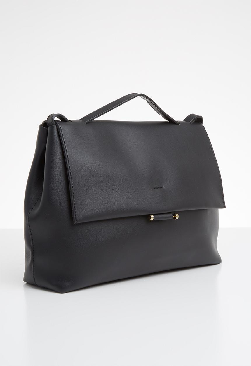STYLE REPUBLIC - Leather-look shoulder bag - black