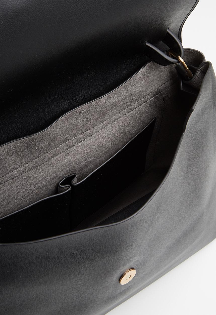 STYLE REPUBLIC - Leather-look shoulder bag - black