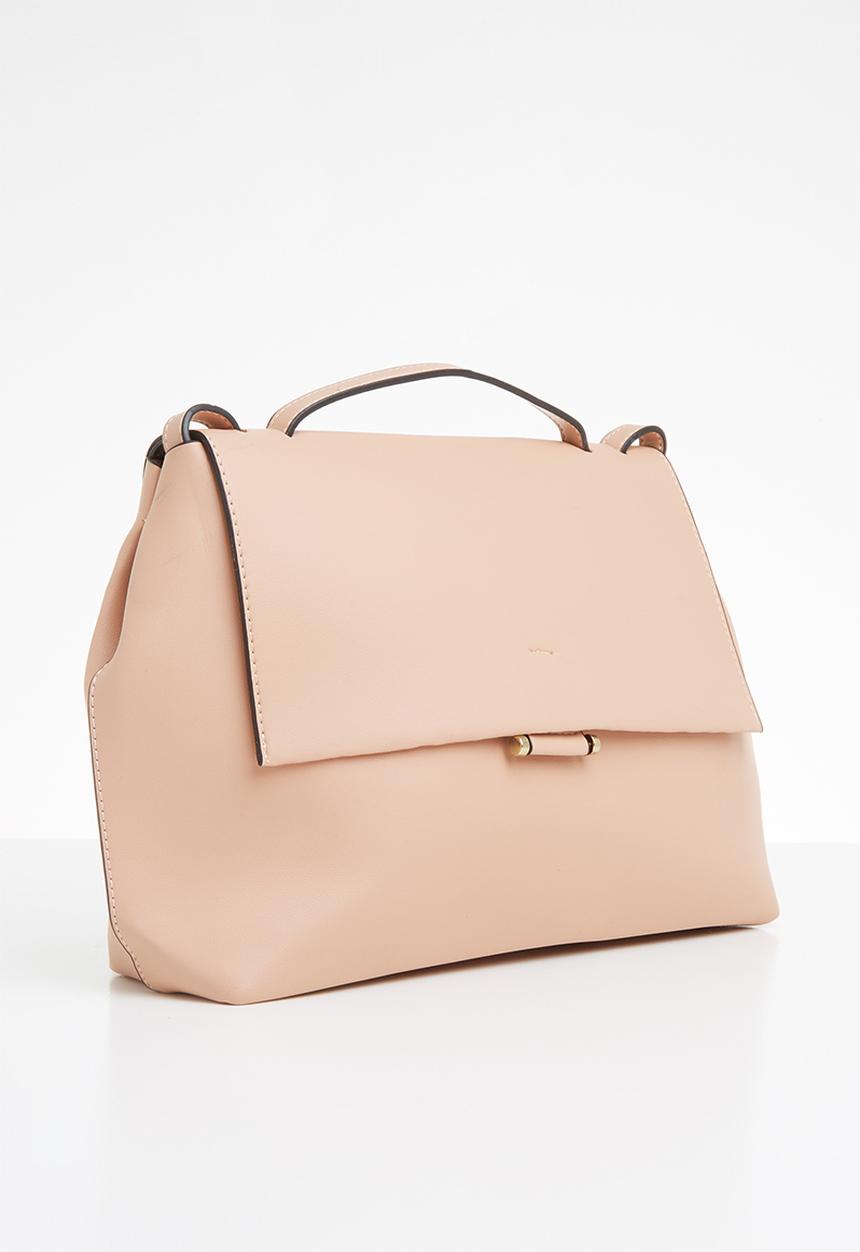 STYLE REPUBLIC - Leather-look shoulder bag - pink