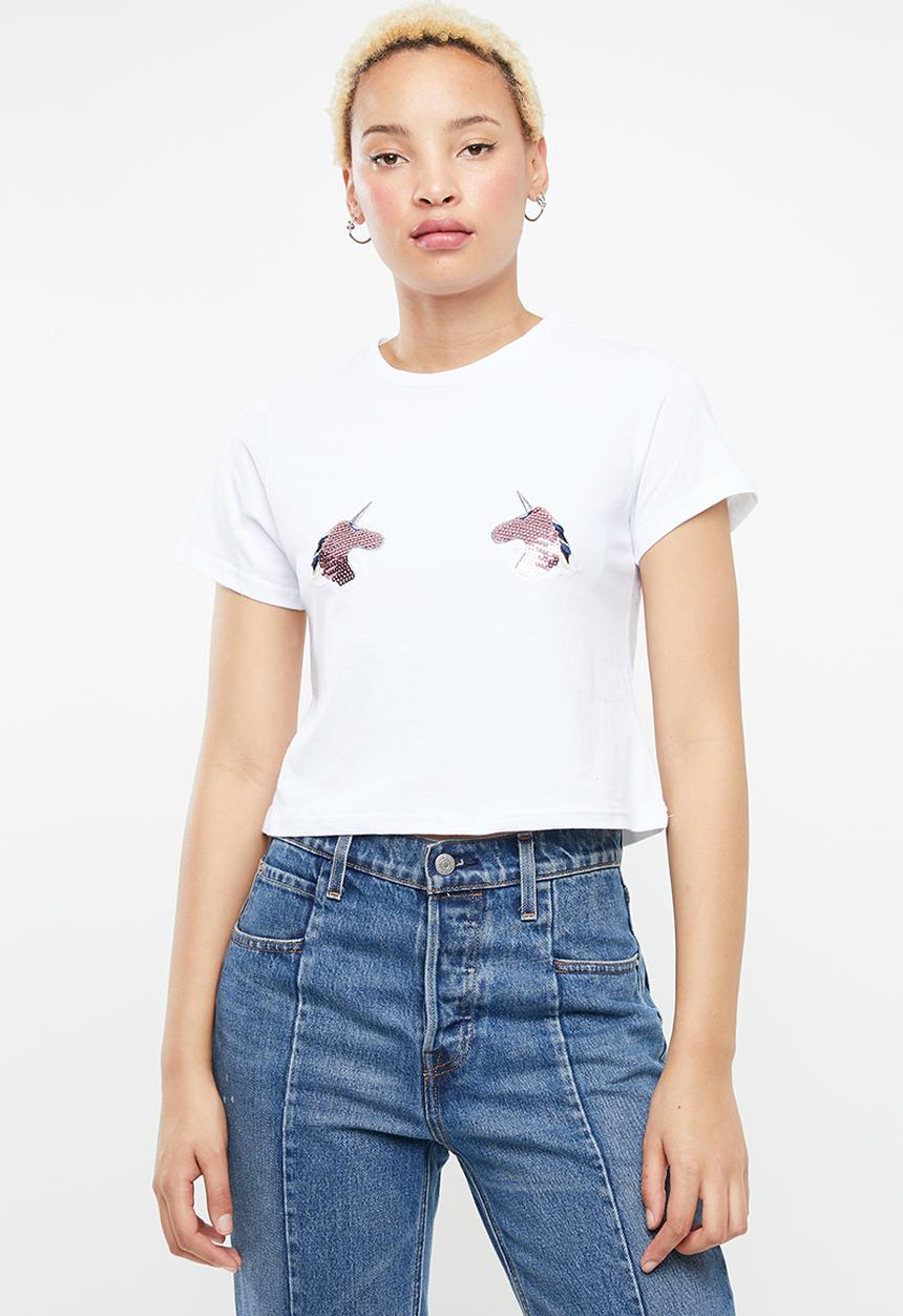 c(inch) - Unicorn T-shirt - white