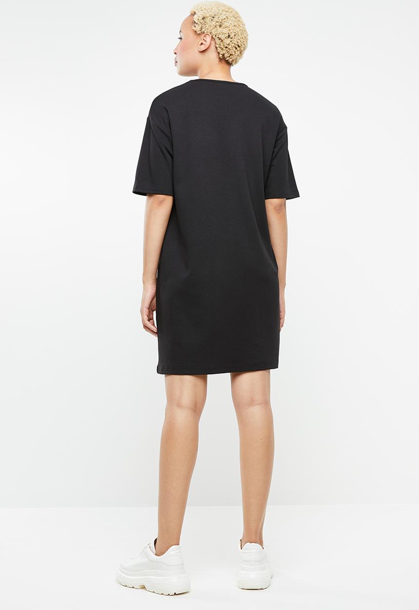 c(inch) - T-shirt dress - black