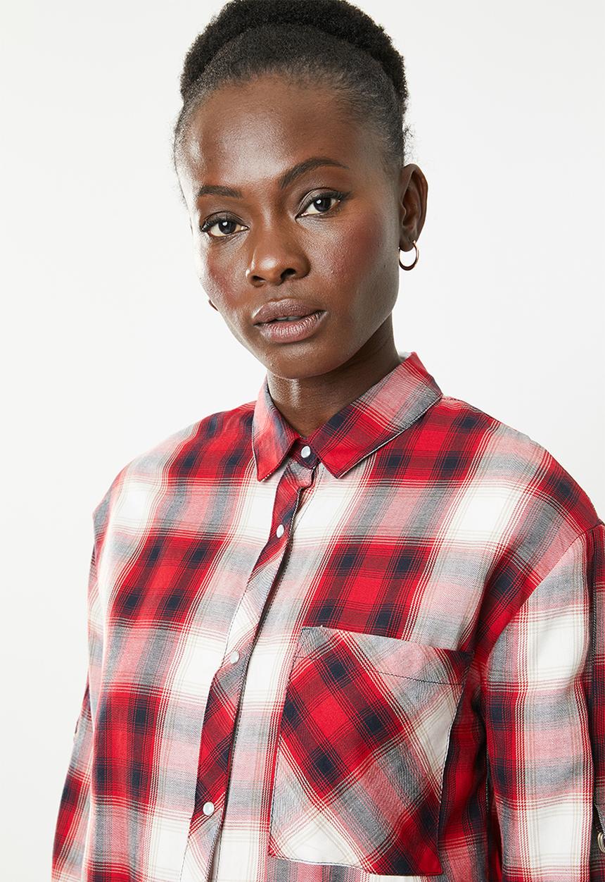 edit - Button down shirt - multi