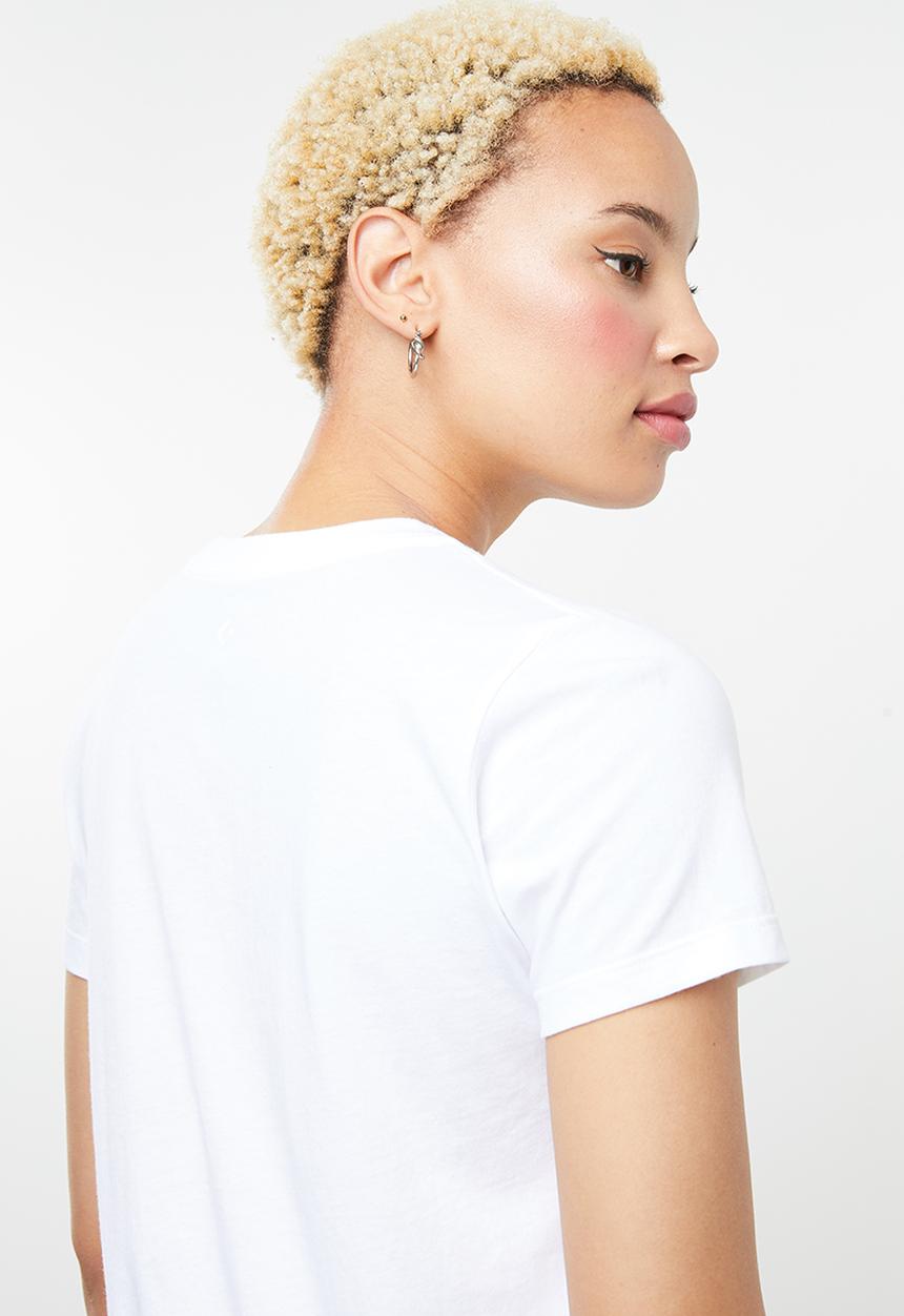 Converse - Converse in bloom floral tee - white
