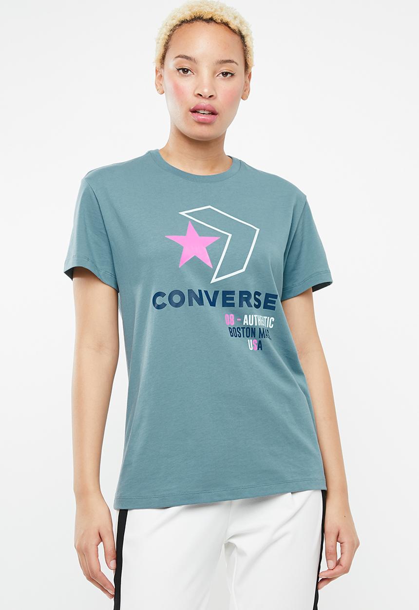 Converse - Star chevron remix tee - blue