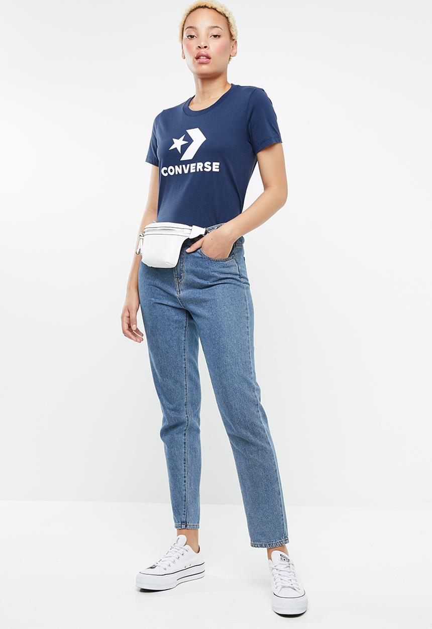 Converse - Star chevron core tee - navy