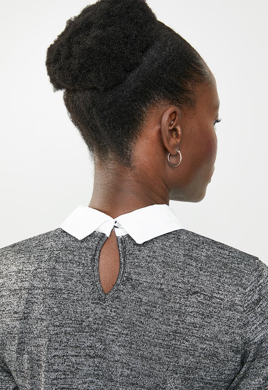 edit - Combo top - grey & white