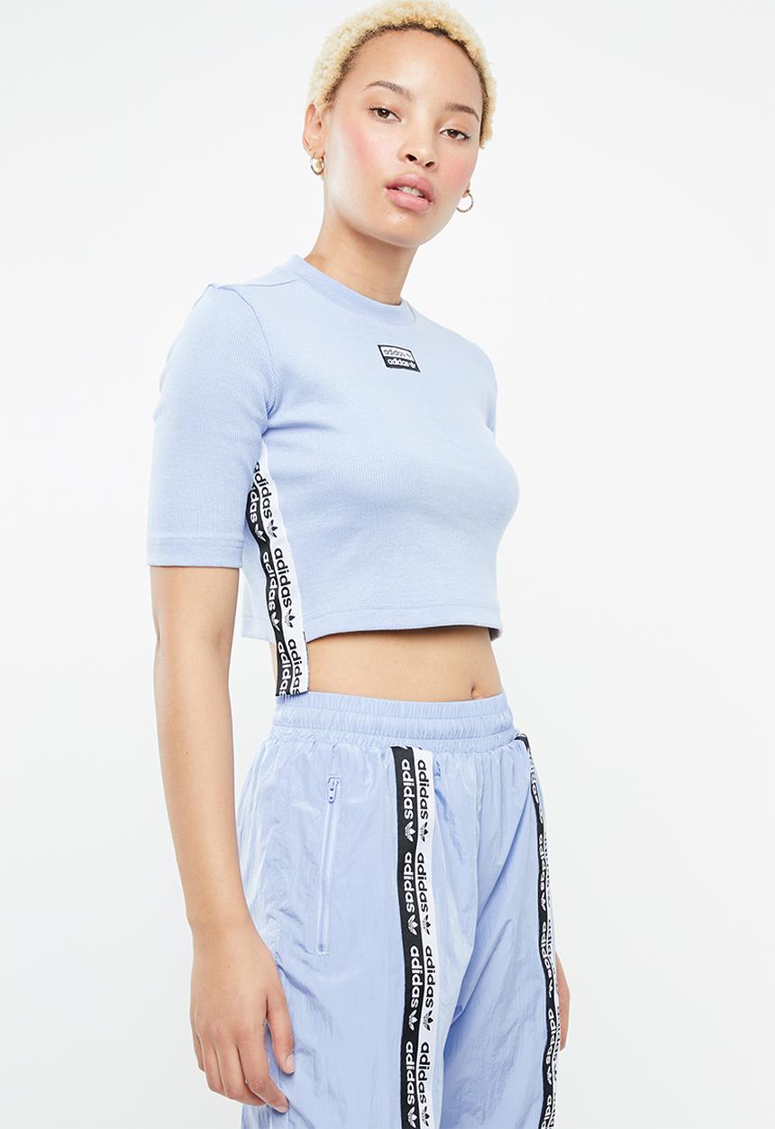 adidas Originals - Kylie Jenner cropped T-shirt - blue