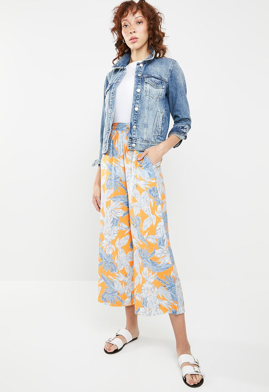 STYLE REPUBLIC - Box pleat culotte - multi