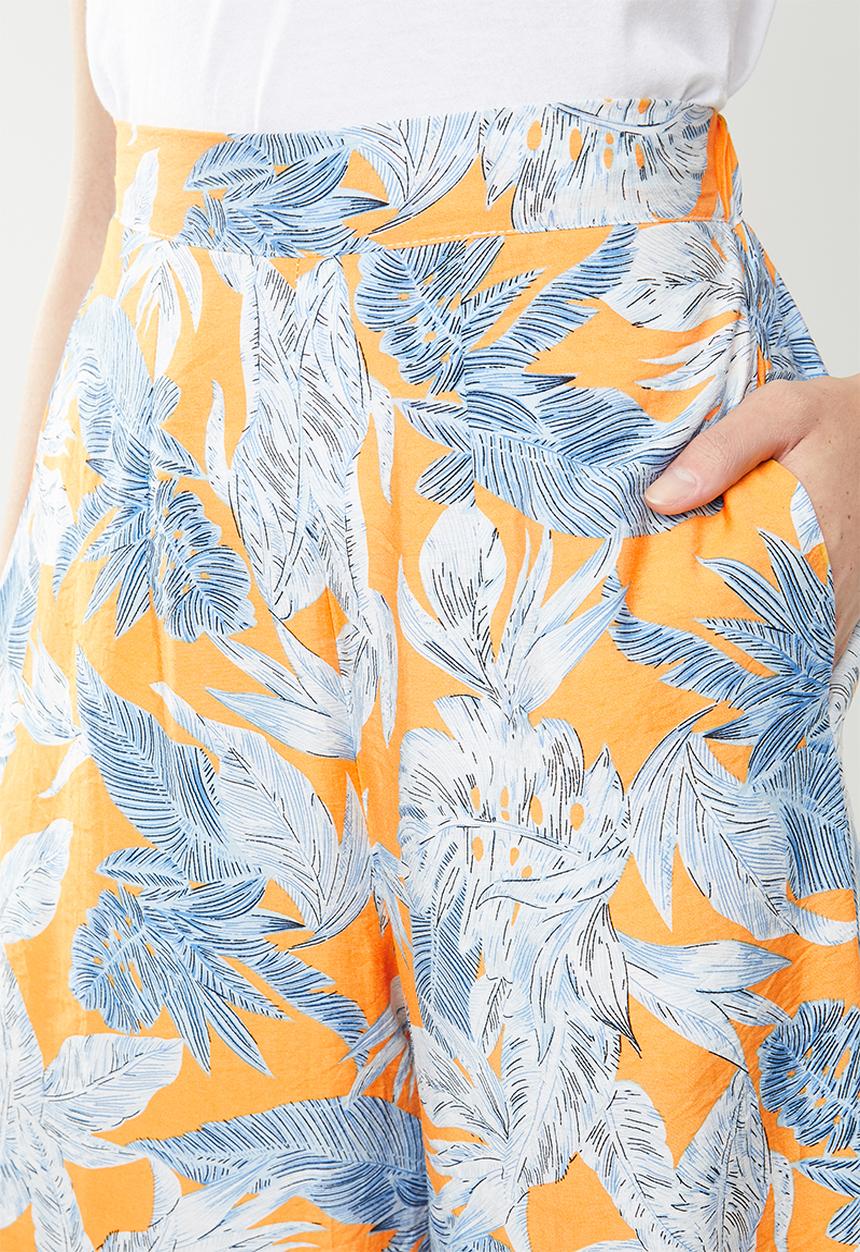 STYLE REPUBLIC - Box pleat culotte - multi
