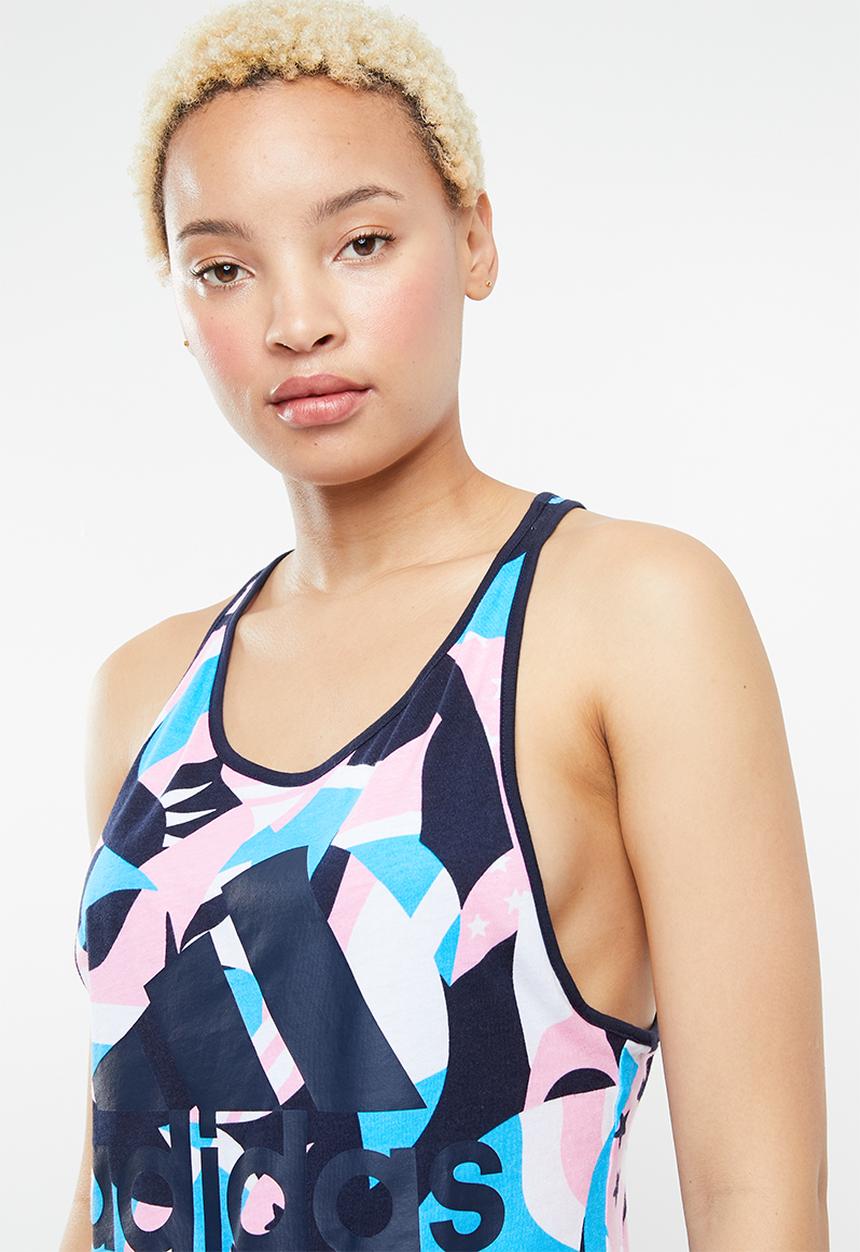 adidas Performance - Sport AOP printed tank top - multi