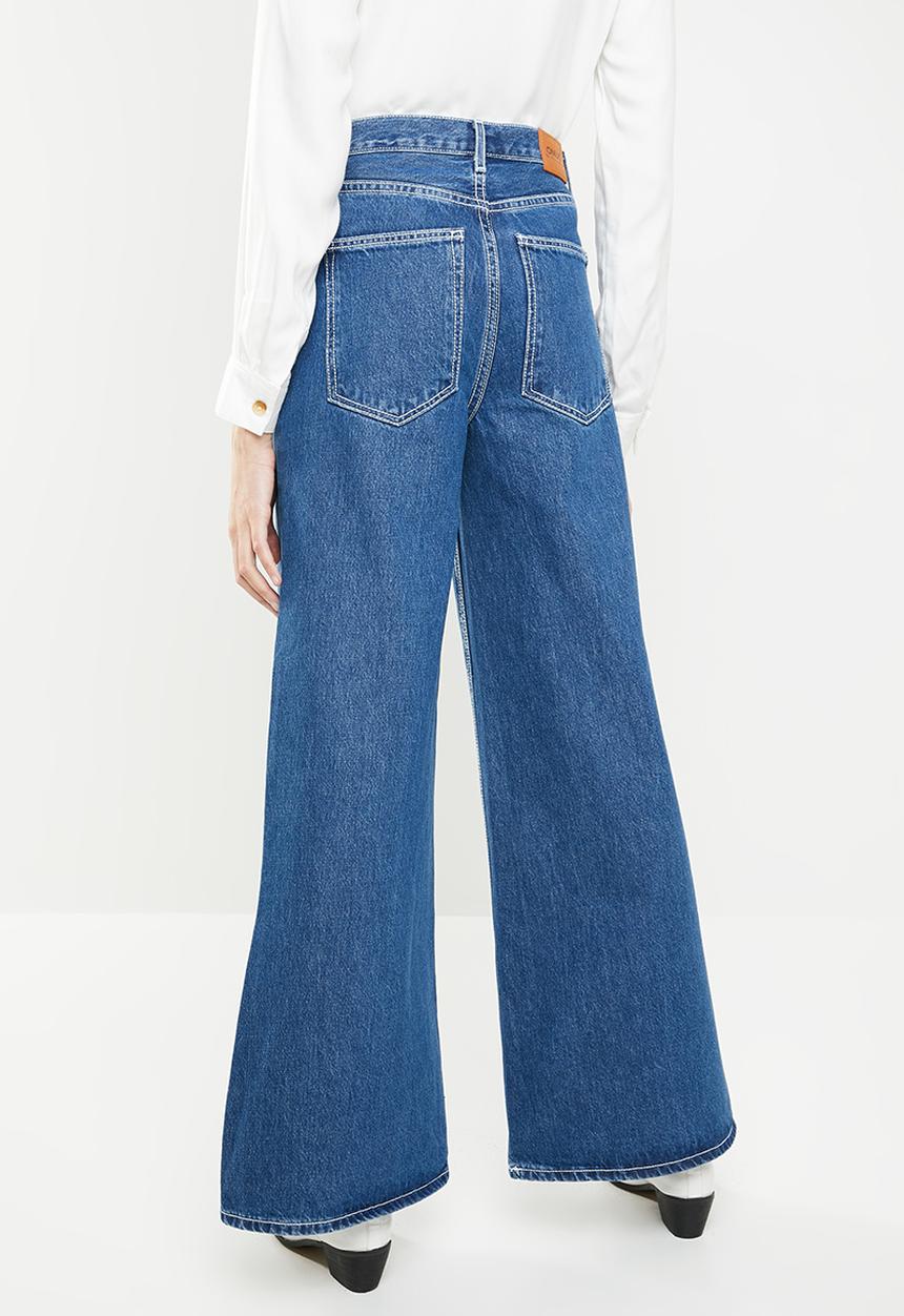 ONLY - Alisia super wide denim jeans - blue