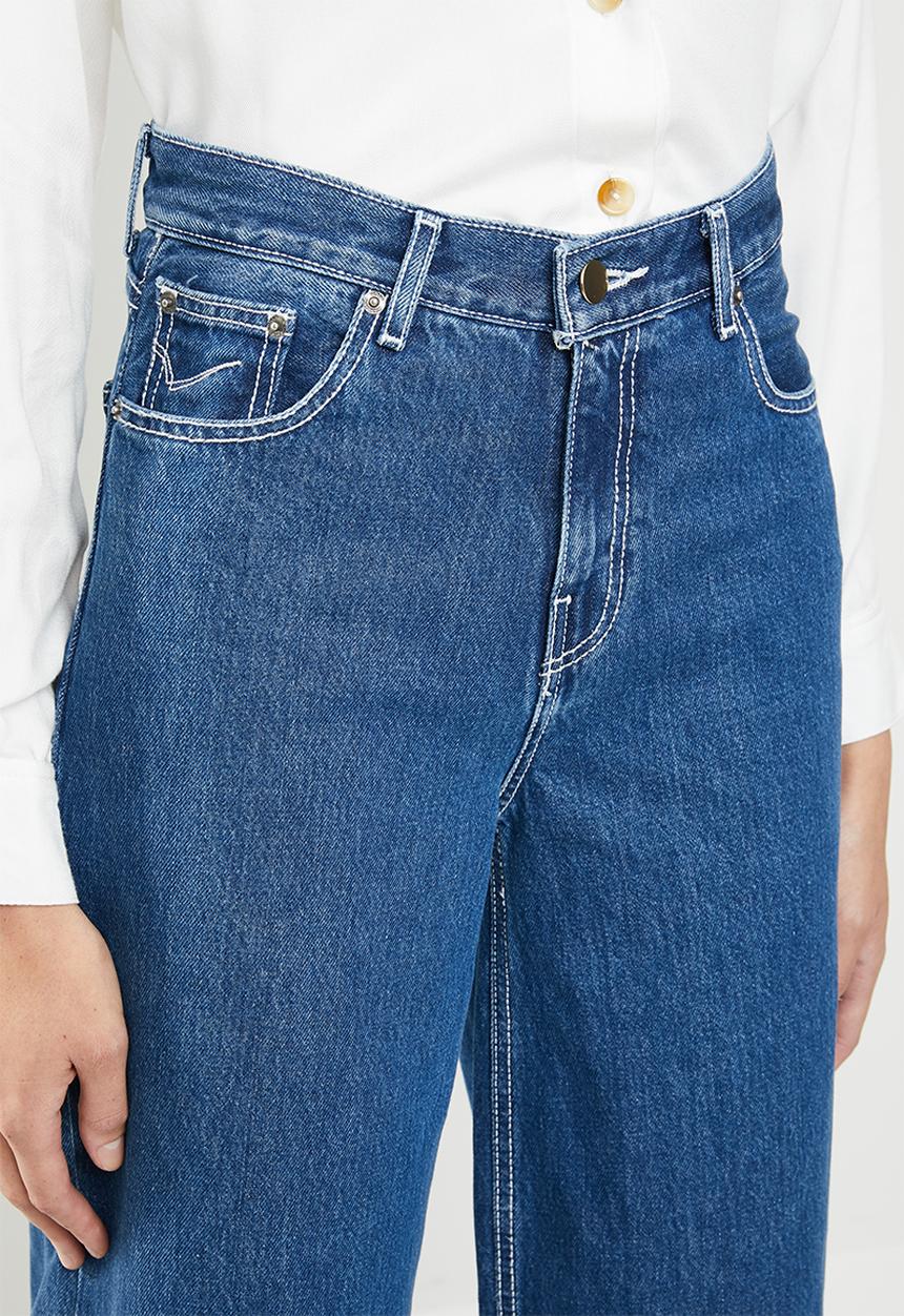 ONLY - Alisia super wide denim jeans - blue