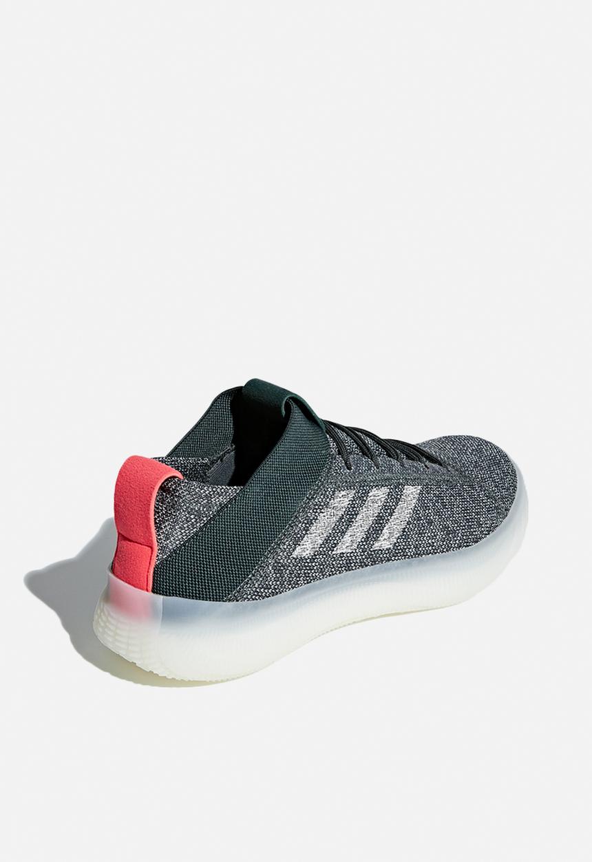 adidas Performance - PureBOOST Trainer - Legend Ivy / Ash silver / Shock red