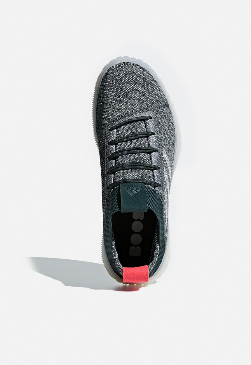 adidas Performance - PureBOOST Trainer - Legend Ivy / Ash silver / Shock red