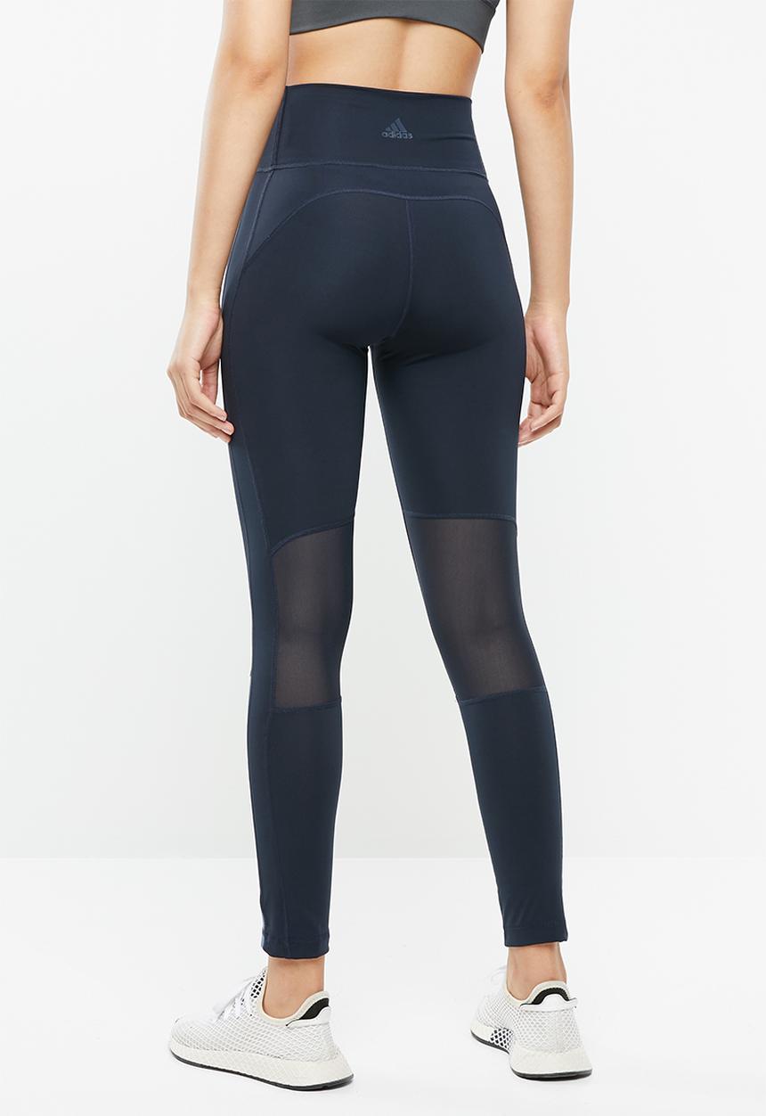 adidas Performance - Believe this high rise 7/8 moto graphic tights - navy