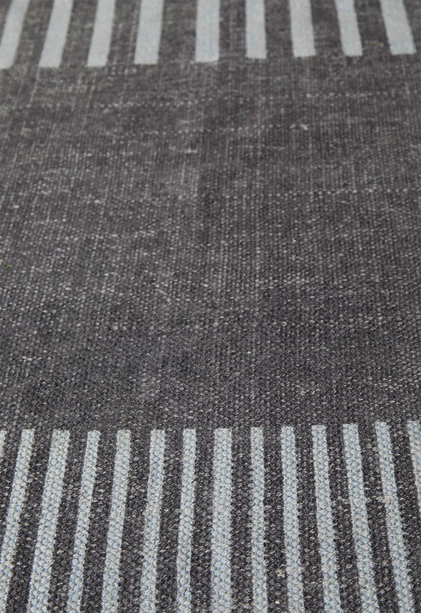 Sixth Floor - Taio printed cotton rug - grey