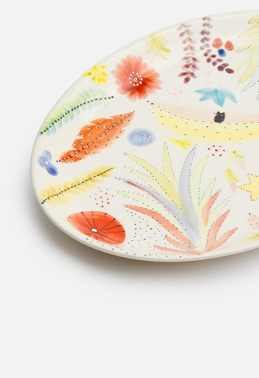 Urchin Art - Foliage platter - multi