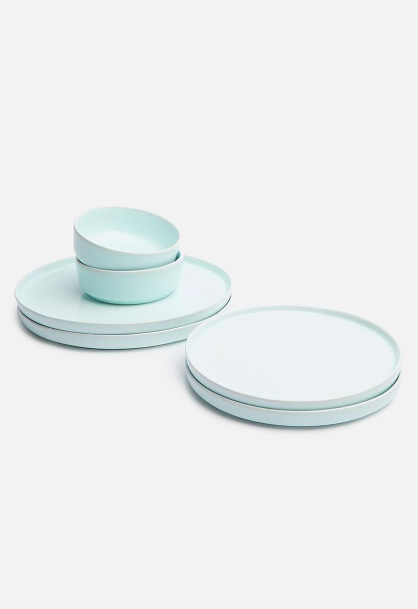 Urchin Art - Dewey side plate set of 2 - blue